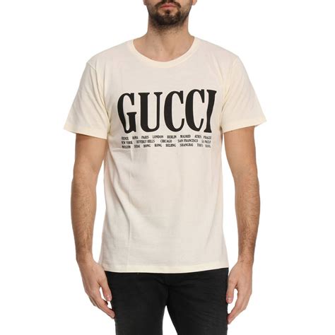 cheap white gucci shirt|authentic gucci t shirt men.